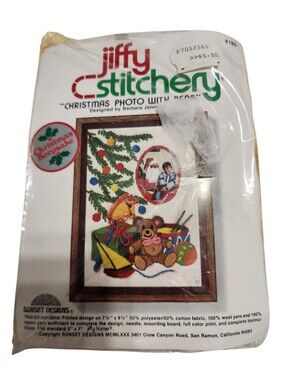 Jiffy Stitchery Vintage Christmas Keepsake Kit Nwt